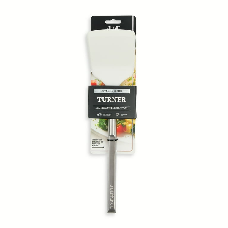 Thyme & Table Supreme Collection Stainless Steel Turner, White