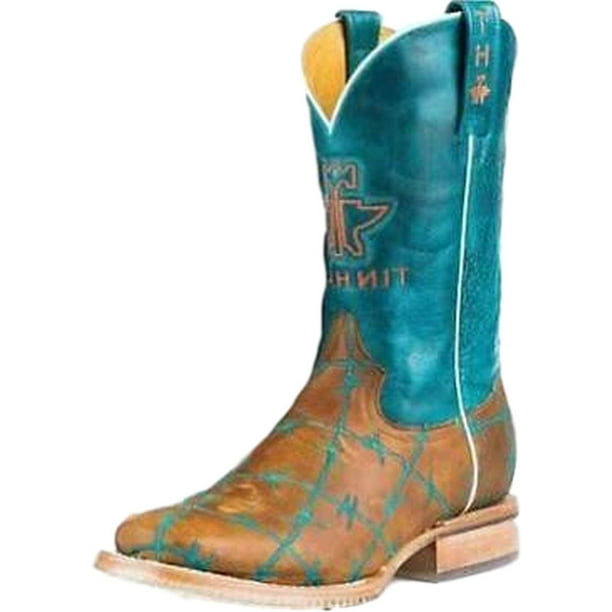 Tin Haul Tin Haul Western Boots Womens Barb Wire Horse Tan 14021