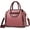 Pink, variant on Purses and Handbags for Women Ladies Leather Tote Shoulder Bags Satchel Top Handle Satchel Purse in Pretty Color Combination
