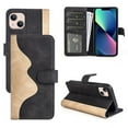 thumbnail image 6 of Flip Leather Wallet Mobile Phone Case for iPhone 13/iPhone 13 Pro/iPhone 13 Pro Max Full Cover Anti-slip Case with Card Slots Magnetic Kickstand Phone Holder, 6 of 6