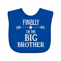 Inktastic Finally Im the Big Brother Boys Baby Bib