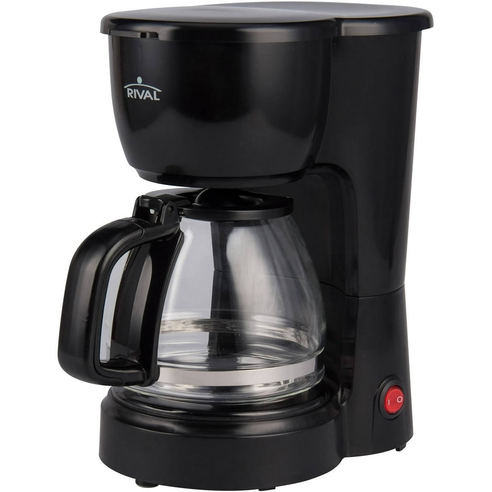 Rival 5 Cup Black Coffee Maker