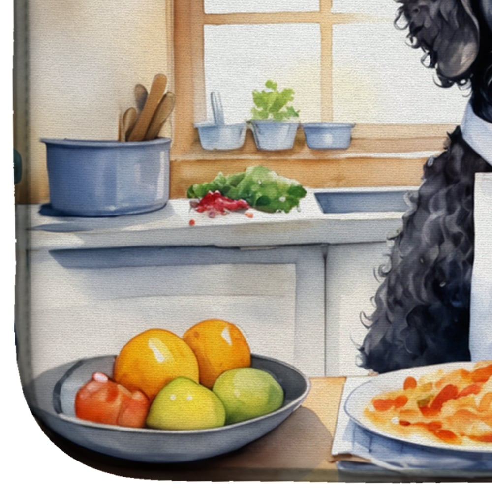 Yorkie Yorkshire Terrier The Chef Dish Drying Mat