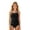 1-Black338, variant on Wxolcjlv Girls Summer Two Piece Swimsuit Solid Color Tankini Set Bathing Suit, Sizes 7-16
