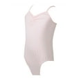 thumbnail image 3 of iEFiEL Little Girls Ballet Dance Leotard Cotton Basic Criss Cross Gymnastic Camisole Leotard Pink 3-4, 3 of 5