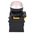 thumbnail image 3 of ABS Push Button Switch Stop Type Self‑Resetting Waterproof Push Button Switch Red AC220V, 3 of 5