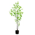 thumbnail image 2 of Nearly Natural Minimalist Enkianthus Artificial Potted Tree - 5', 2 of 6