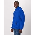 thumbnail image 3 of Hanes Ultimate Men's Heavyweight Fleece Hoodie Deep Royal 2XL, 3 of 10