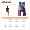 thumbnail image 3 of Balery Beautiful Flower Blue Bird Pantalones de pijama para mujer, pijamas ultraligeros, pantalones de estar por casa-X-Large, 3 of 6