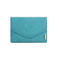 thumbnail image 1 of Qarigey Rollo organizador de joyas, bolsa de almacenamiento de gran capacidad, soporte para collares y pendientes, estuche multifunción de poliéster Ropa, zapatos y accesorios Miscelánea cian Qarigey AP012317-03, 1 of 6