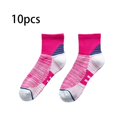 thumbnail image 4 of Qarigey 10 pares de calcetines deportivos moldeadores con rendimiento absorbente de sudor para mujeres que mantienen los pies secos durante Type2 NO2, 4 of 6