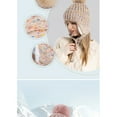 thumbnail image 4 of Homenesgenics Womens Hats for Winter Ear Flaps,Bobble Hat,Pom Pom Hat,Trapper Hat,Earflap Hat,Winter Windproof Outdoor Women's Beanies Brushy Beige Free Size, 4 of 6