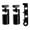 Black, variant on Tall Stair Gauges for Framing Square, Loetky Framing Jig, Stair Gauge Knobs Tool for Speed Square for Carpentry Squares & Circular Saw
