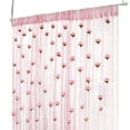 thumbnail image 1 of TIELUTT Rose Thread Door Curtain 2024 39x79 Inch String Curtain with Roses Room Divider Decoration Easy Feminine Shower Curtain Curtains Small 72x78 Shower Curtain Liner Washable Curtain Panel Out Li, 1 of 8