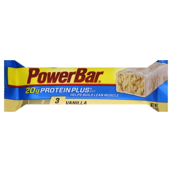 PowerBar Protein Plus Bar, Vanilla, 20g Protein, 1 Ct