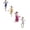 Blue 1PCS & White 1PCS & Gold 1PCS & Hot Pink 1PCS, variant on 2 Pack Girls Party Dancewear Ballroom Dance Dress Girl's Sequined Fringe Latin Practice Dresses + Sleeves Girls Fourth of July Dress Size 12-14 160