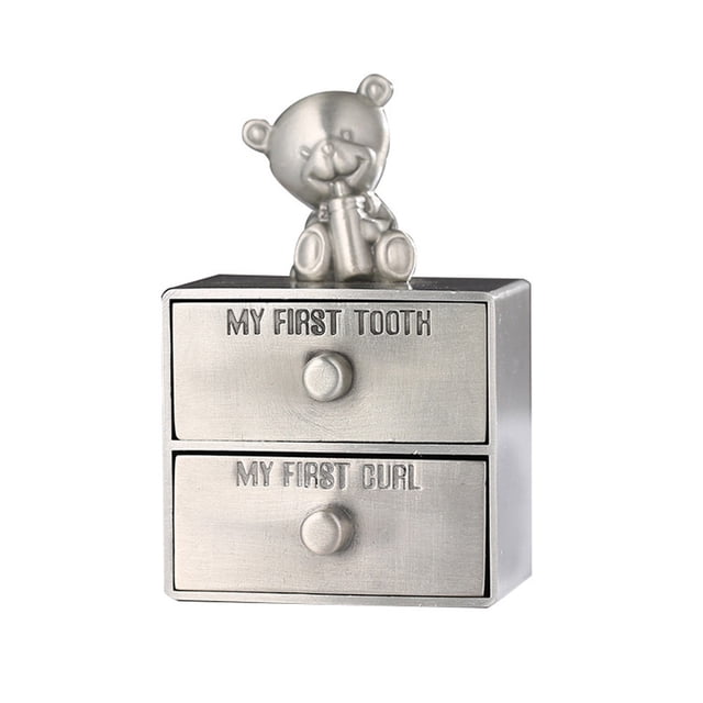 MasteelfCA Baby Teeth Keepsake Box Tooth Storage Case Baby Deciduous Tooth Organizer