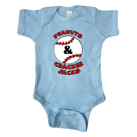 

Inktastic Peanuts Crackerjacks and a Baseball Gift Baby Boy or Baby Girl Bodysuit