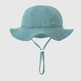 thumbnail image 4 of LOVZFMLL Baby Boys Girls Bucket Hat Wide Brim Sun Protection Adjustable Summer Outdoor Beach Sun Hat for Age 3-12 Months, 4 of 4
