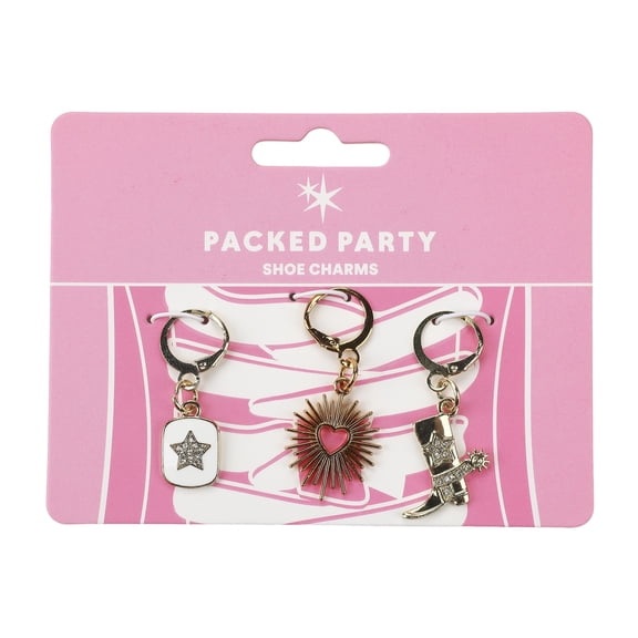 Packed Party Cowgirl Core Shoe Charm Set (3 Piece)