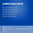 thumbnail image 2 of Tapa de Válvula MITZONE Mejorada de Aluminio para Chevrolet Cruze Sonic Trax Volt Buick Encore Cadillac ELR 2011-2019 Motor Turbo 1.4L, 2 of 7