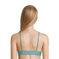 thumbnail image 2 of No Boundaries Women's Lettuce Edge Triangle Bralette, 2 of 3