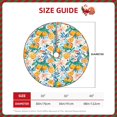 thumbnail image 2 of Fotbe Colorful Fruits Pattern Christmas Tree Skirt, Tree Skirts Plush Christmas Decorations, Christmas Tree Skirts Xmas Decorations Holiday Party Decor-48", 2 of 6