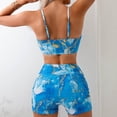 thumbnail image 3 of Printed Split Swimsuit Set for Women Removable Bra Pad Polyester Summer 2 Pcs, 3 of 8