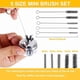 thumbnail image 4 of Kit de Limpieza de Pulverizadores, 17 Piezas, Herramienta Limpiadora de Pinceles Multiusos para Pistolas de Pintura con Mini Cepillos de Tubo de Nailon y Agujas, 4 of 5