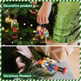thumbnail image 4 of 36 adornos de cascanueces para árbol de Navidad, figuras de cascanueces colgantes, decoraciones navideñas de madera., 4 of 7