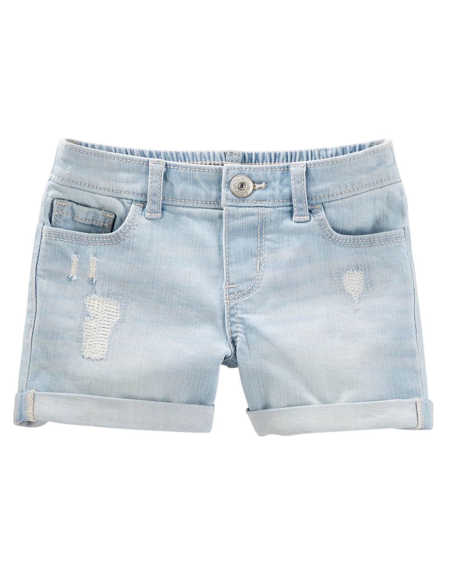 girls stretch denim shorts