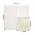 thumbnail image 3 of Efavormart 20 Pack 3 Ply Metallic Gold Geometric Design Paper Napkins Wedding Cocktail Napkins Dinner Napkins, 3 of 5