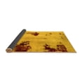 thumbnail image 2 of Ahgly Company Indoor Square Abstract Yellow Modern Area Rugs, 8' Square, 2 of 4