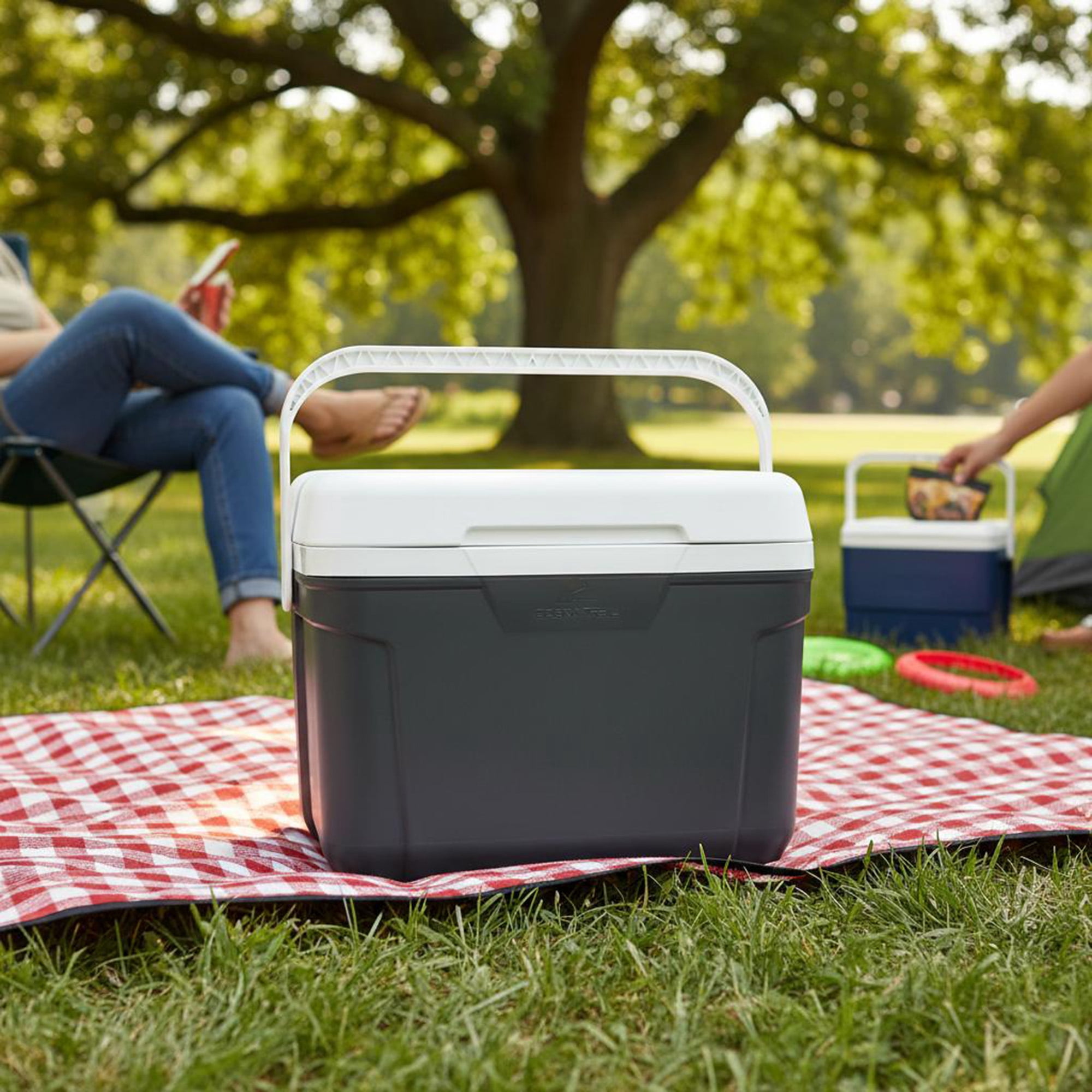 Ozark Trail 30 qt 42-Can Hard-Sided Cooler, Gray