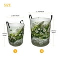thumbnail image 3 of Lsque Nature Hand Daisies Art Pattern Laundry Hamper Basket, Tall Woven Rope Hamper Basket for Clothes, Lightweight Storage Basket, Collapsible Waterproof-Medium, 3 of 6