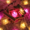thumbnail image 5 of Skksst Christmas Fairy Light LED Snowflake String Light Battery Operated Waterproof Hanging Cutain Light 10ft, 5 of 7