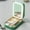 C, variant on Led Makeup Mirror with Lights, Multi Functional Three Color Adjustable Folding Integrated Jewelry & Cosmetics Storage Box, Portable Makeup Mirror with Light