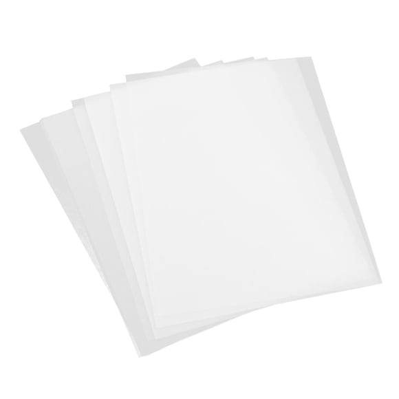 Ruiboury 10 Pcs Feuilles de Plastique Rétractable à la Chaleur pour Fabrication Épaisse Broyage Ornements Bijoux pour Enfants Débutants Épaississement 20x29CM