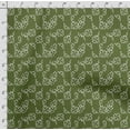 thumbnail image 4 of Soimoi Geometrical Printed, Cotton Fleece, Fabric by The Yard Sewing DIY Stretch Fabric 56 Inches Wide, WarmFabric for Hats, Coats, Gloves, Blankets, Green, 4 of 5