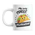 thumbnail image 1 of Funny Tacos, My Only Stable Relationship Coffee & Tea Gift Mug for Taco Lovers (11oz), 1 of 3