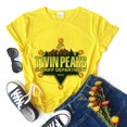 thumbnail image 5 of Harajuku Twin Peaks T-shirts women's clothing summer 2022 news Vintage Aesthetic Yellow T Shirt Casual O-neck Tshirts, 5 of 5