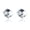 white, variant on 1 Pair Zircon Magnetic Earrings Cube No Piercing Bling Ear Stud Jewelry Earring-red