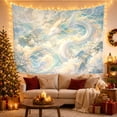 thumbnail image 3 of Ocean Waves Serpentine with Dragon Winding Through Shades, Mystical Fantasy for Space Lovers, Galaxy Room Decor, Mother'S Day Gift, Tapestry Wall Hanging for Bedroom and Dorm, 3 of 7