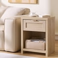 thumbnail image 7 of ARKANTOS Large Nightstand Set of 2, Farmhouse Style Bedside Tables, for Bedroom and Living Room, Light Oak, 7 of 7