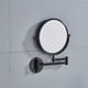 thumbnail image 2 of Espejo de maquillaje de pared x3, espejo de maquillaje negro, espejo de baño de 20 cm, espejo de pared doble, giratorio 360° y extensible, 2 of 5