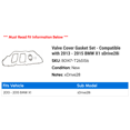 thumbnail image 2 of Valve Cover Gasket Set - Compatible with 2013 - 2015 BMW X1 sDrive28i 2014, 2 of 2