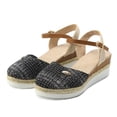 thumbnail image 4 of Womens Platform Sandals Cloesd Toe Comfortable Slide Shoes Ankle Strap Casual Summer Shoes, 4 of 7