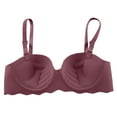 thumbnail image 4 of Sevevn Gathering A Seamless Bra With Detachable Shoulder Straps For Daily Use Purple S Christmas Gift, 4 of 5