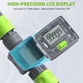 thumbnail image 5 of Digital Water Flow Meter IPX6 Outdoor Garden Hose Water Calculate Consumption Water Flow Rate 3/4inch Thread Connectors, 5 of 6