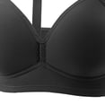 thumbnail image 4 of Feancey Women's Plus Size Push Up Bra Comfy Full Coverage Minimizer Bras Breathable Casual Wireless Bra High Support No Underwire Everyday Bralettes Black 40, 4 of 5
